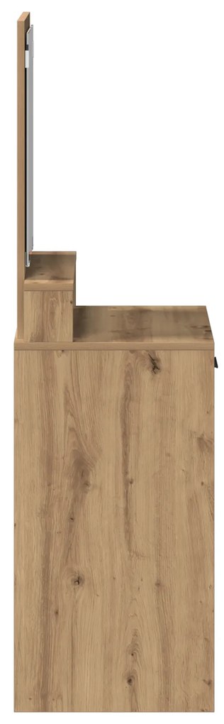 vidaXL Τουαλέτα με Συρτάρια Artisan Oak 50x41x140 εκ