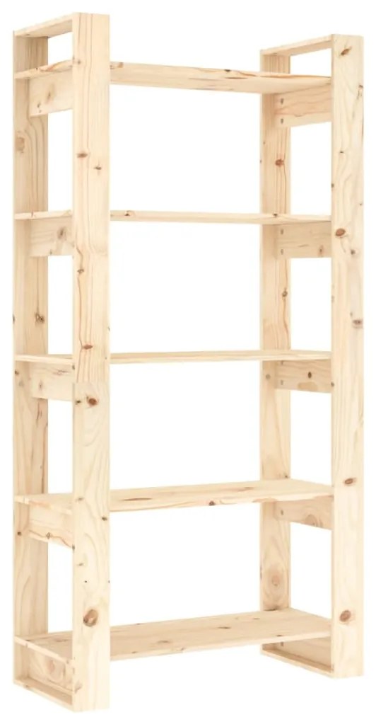 vidaXL Βιβλιοθήκη/Διαχωριστικό Χώρου 80x35x160 εκ. Μασίφ Ξύλο