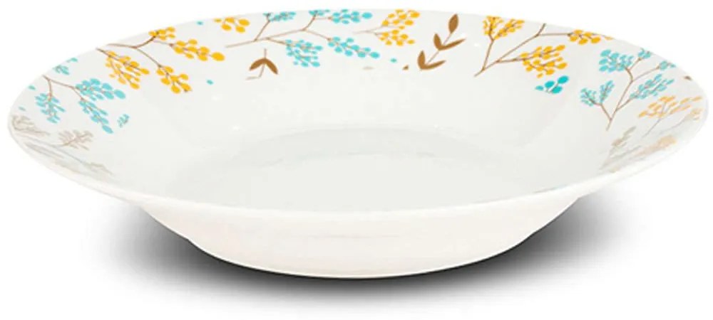 Πιάτο Σούπας Lydia 10-099-343 Φ23x4cm Multi Nava Porcelain
