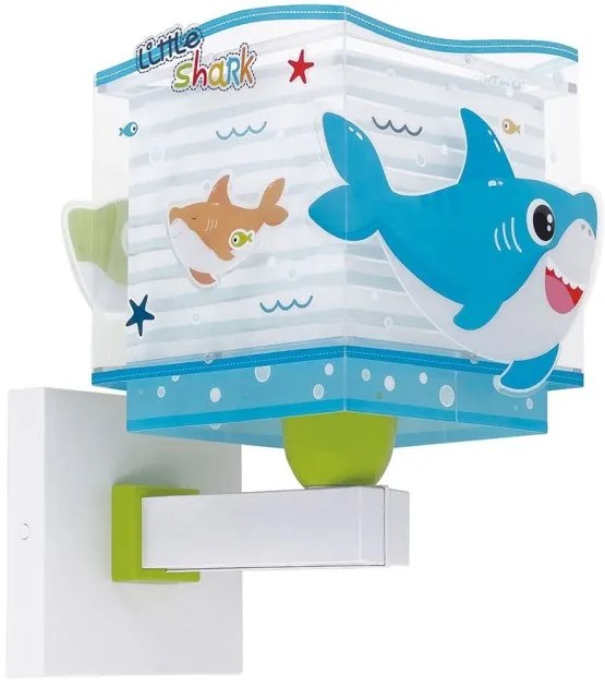 Απλίκα Παιδικό Φωτιστικό Τοίχου 63479 Little Shark Ango-63479-Μπλε 63479