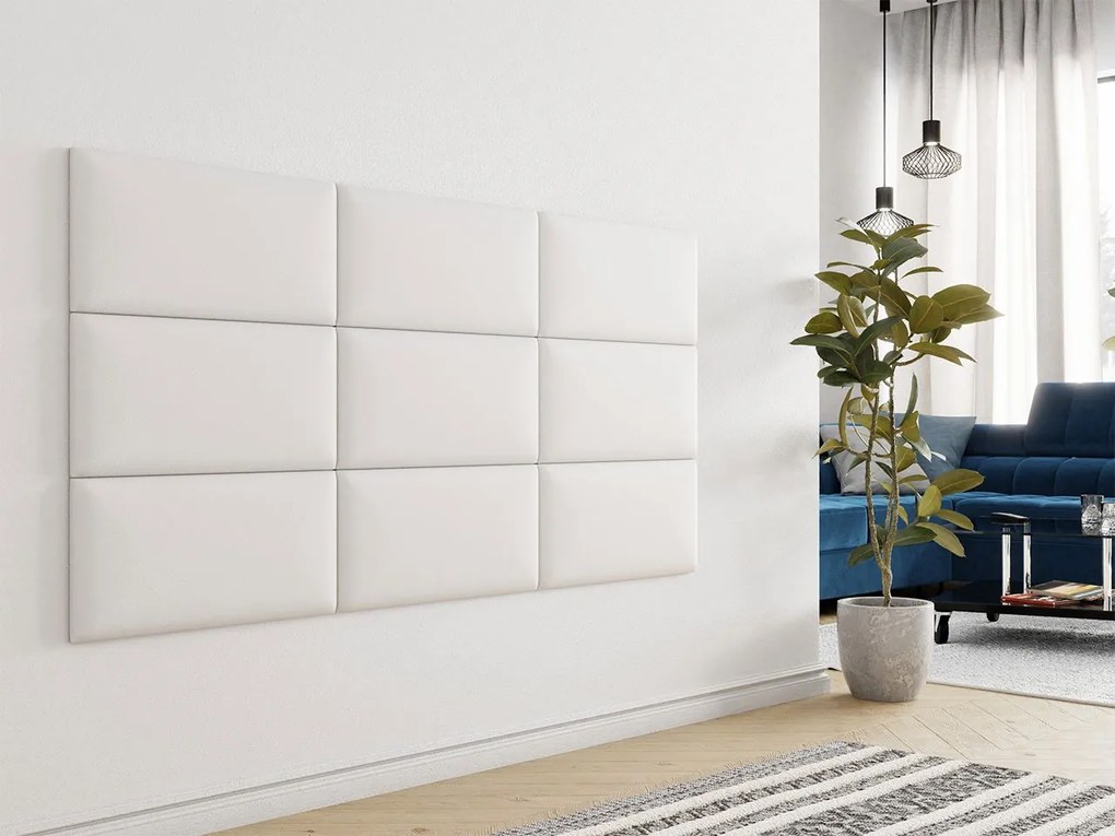 Επενδυμένο Πάνελ τοίχου 60x30-Leuko - 60.00Χ4.00Χ30.00cm