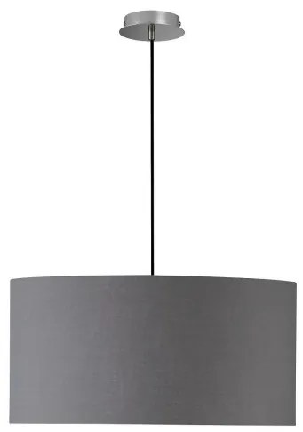 Κρεμαστό Φωτιστικό Οροφής Ύφασμα PINA Η250 Φ50 Fischer Honsel-860018-Ανθρακί 860018