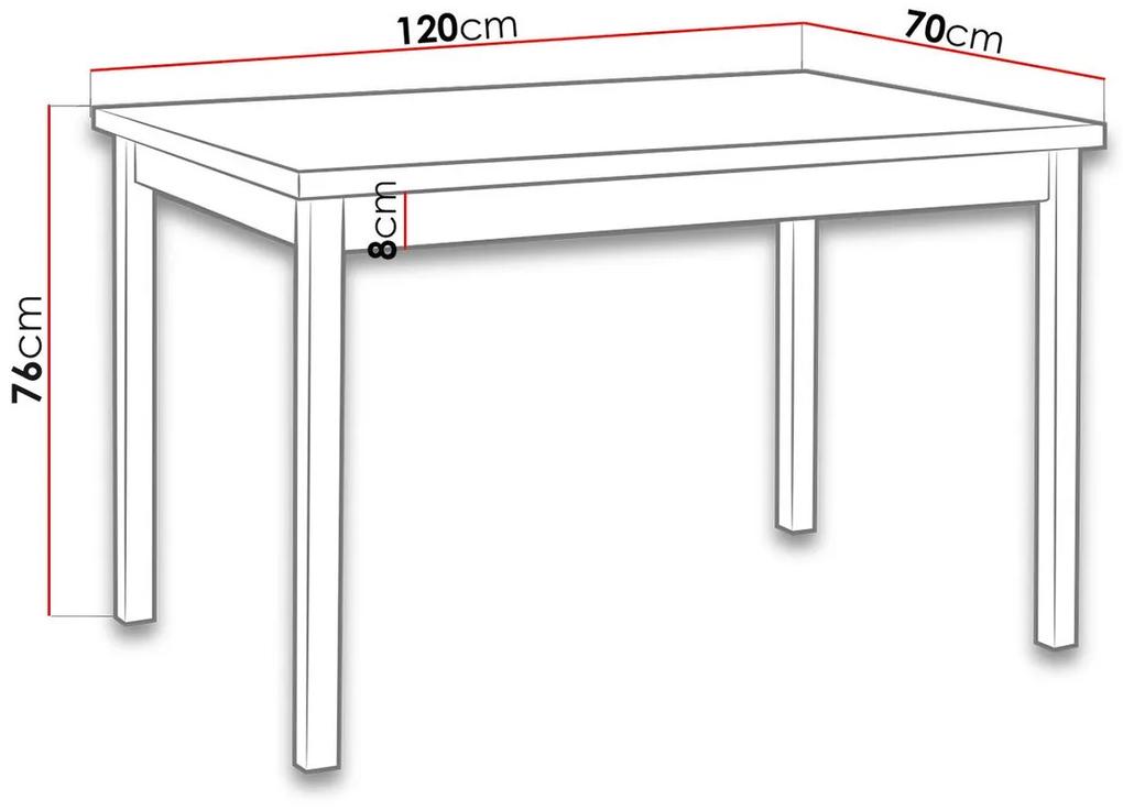 Τραπέζι Victorville 119, Sonoma οξιά, 76x70x120cm, 23 kg, Πλαστικοποιημένη μοριοσανίδα, Ξύλο, Μερικώς συναρμολογημένο, Ξύλο: Οξιά | Epipla1.gr