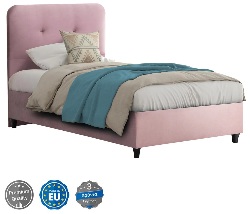 Intrahome ΚΡΕΒΑΤΙ UPINGTON ΣΑΠΙΟ ΜΗΛΟ ΒΕΛΟΥΔΟ .12 ΓΙΑ ΣΤΡΩΜΑ 90x200 εκ. intraho-1610853