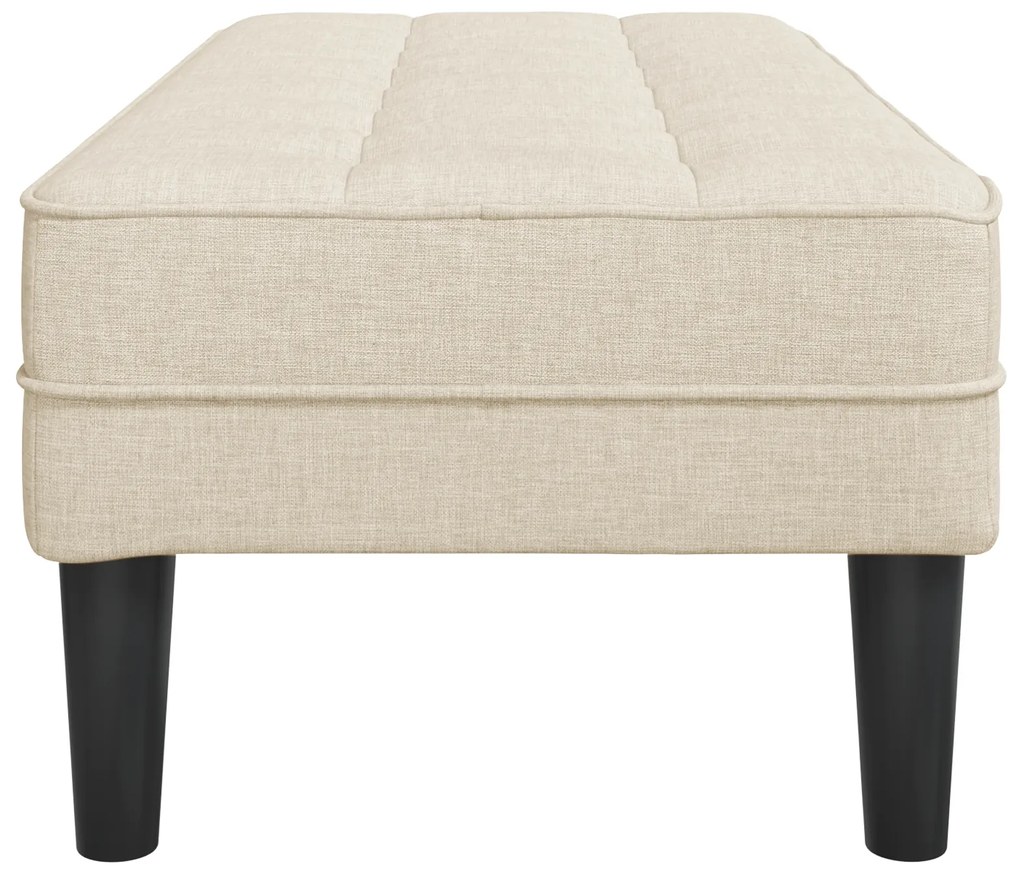 vidaXL Παγκάκι Λινό 113x57x39 εκ
