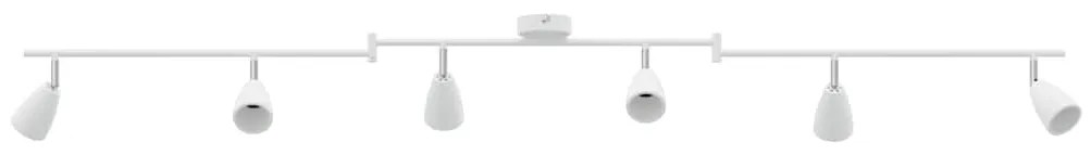 vidaXL Σποτ οροφής Λευκό 176.5 x 13.5 x 12.5 εκ. Ατσάλι