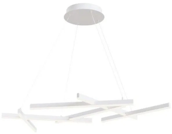 Κρεμαστό Φωτιστικό Οροφής Line MOD016PL-L75 LED 75W Maytoni MOD016PL-L75W Λευκό