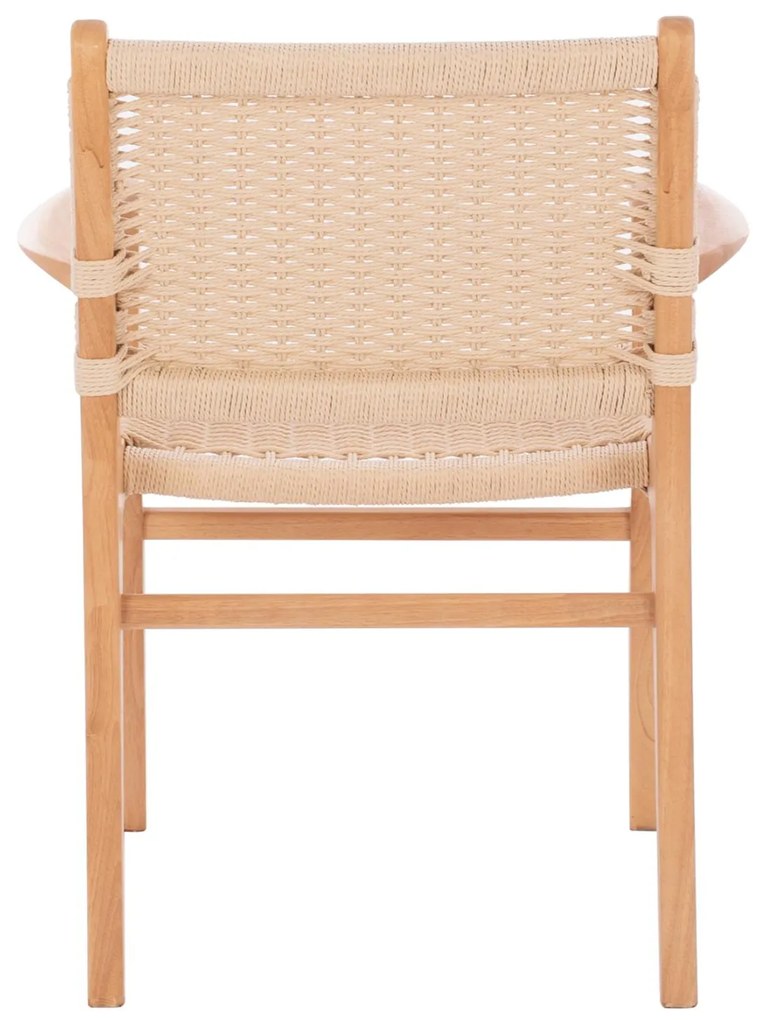 Καρέκλα-Πολυθρόνα IGNACIO Rubberwood και Σχοινί 61x56x83Υεκ. 61x56x83 εκ.