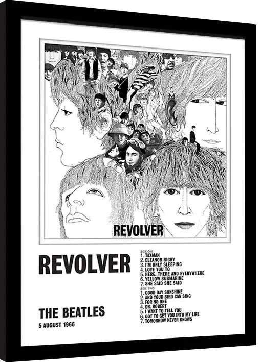 Κορνιζαρισμένη αφίσα The Beatles - Revolver