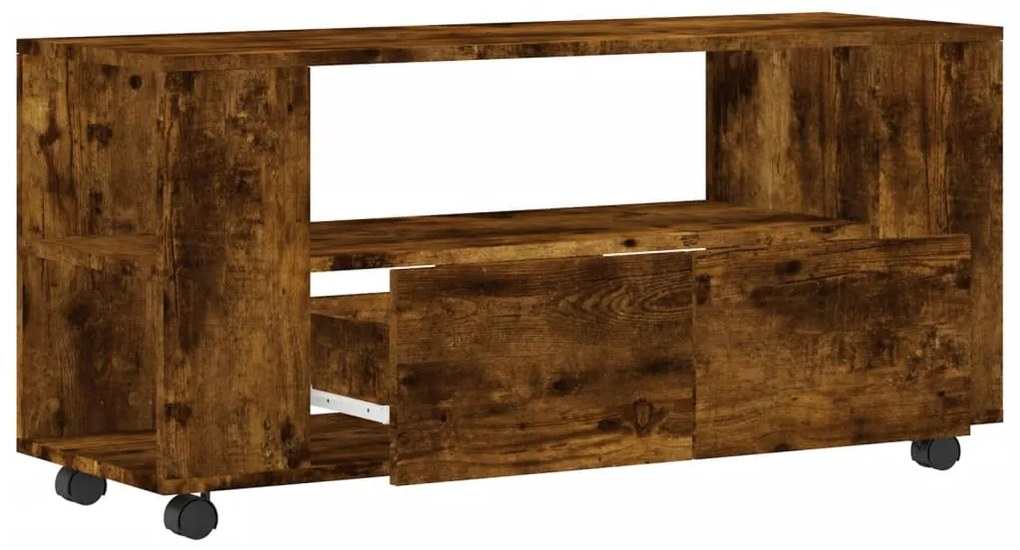 vidaXL Έπιπλο Τηλεόρασης Καπνιστή Δρυς 102x34,5x43 εκ. Επεξ. Ξύλο