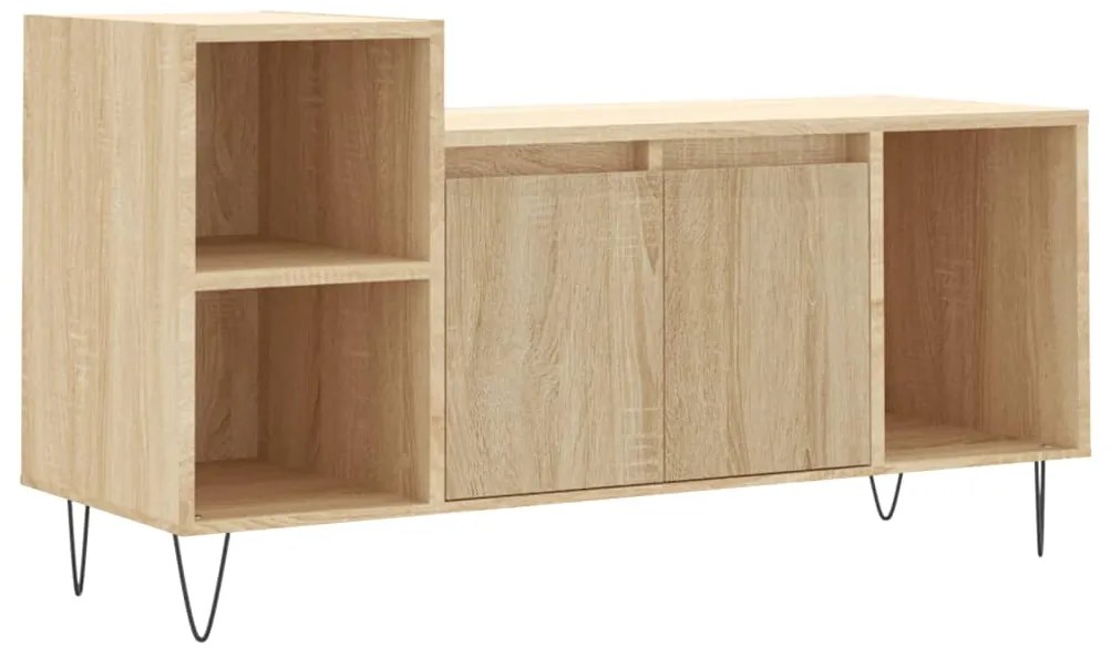 vidaXL Έπιπλο Τηλεόρασης Sonoma Δρυς 100x35x55 εκ. Επεξ. Ξύλο