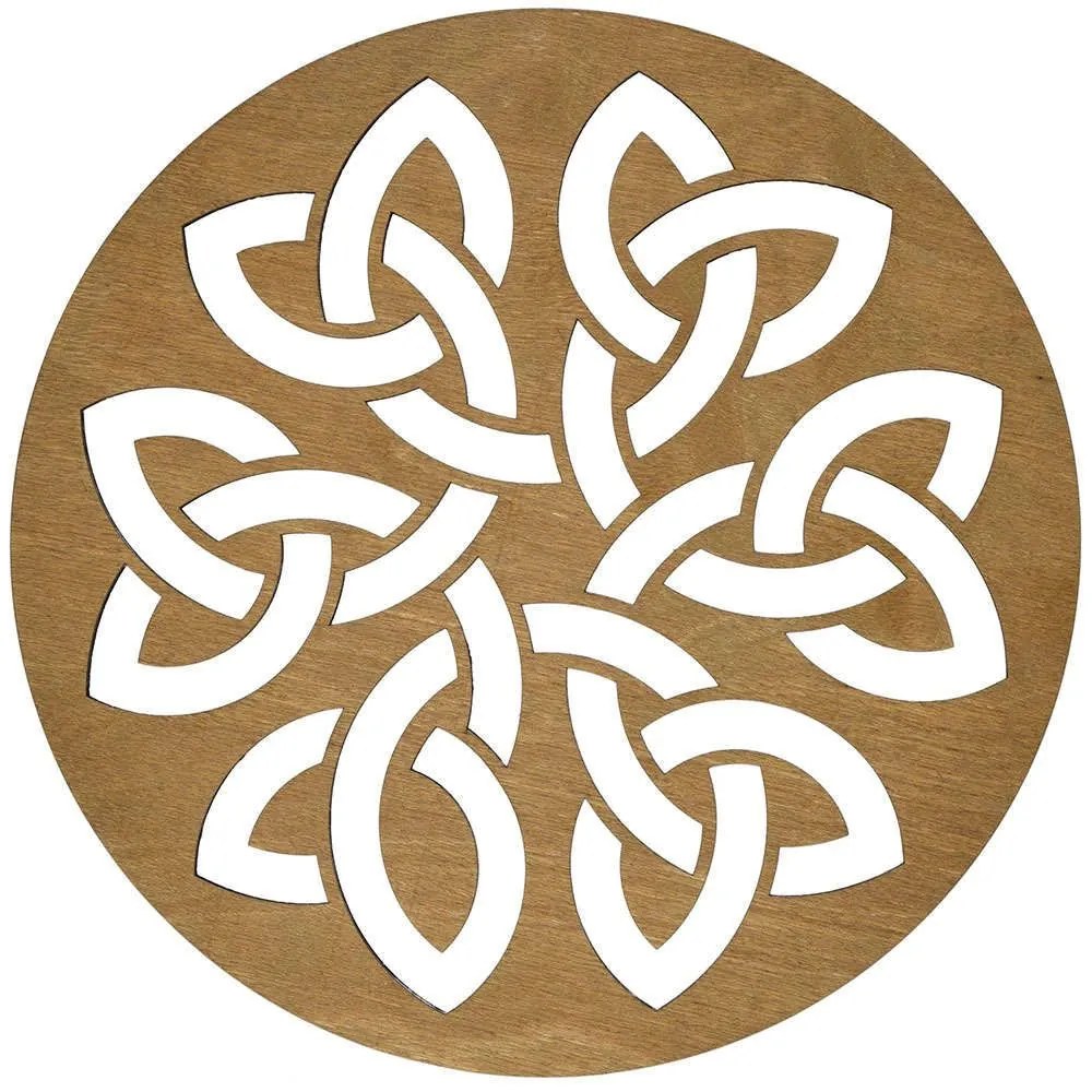 Σουπλά Lugh (Σετ 4Τμχ) 790PYN1117 36x36cm Honey Hermia Wood