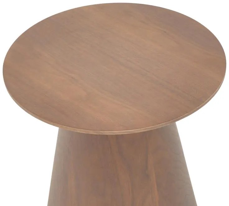 Βοηθητικά τραπέζια Kayano σετ 2 τεμ mdf σε καρυδί απόχρωση 45x45x50 εκ.