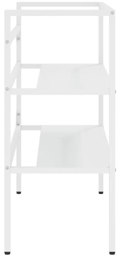 vidaXL Έπιπλο Μπάνιου Λευκό 79 x 38 x 83 εκ. Σιδερένιο
