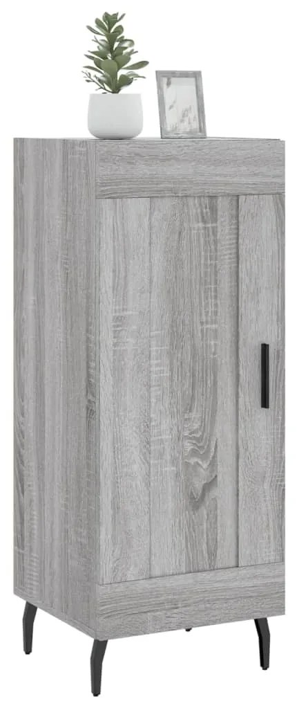 vidaXL Ντουλάπι Γκρι Sonoma 34,5x34x90 εκ. από Επεξεργασμένο Ξύλο