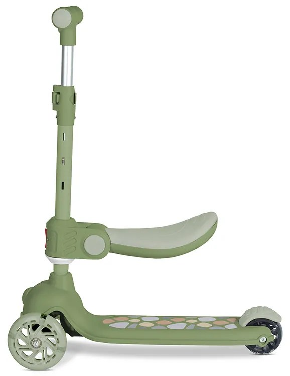 Πατίνι Scooter Jetster Plus Τρίτροχο Με Κάθισμα  Green  10390240002  Lorelli