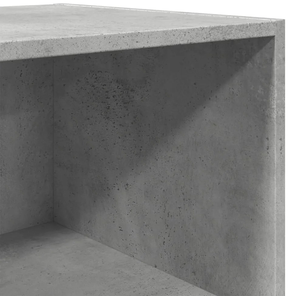 vidaXL Ντουλάπι Γκρι Σκυροδέματος 45x41x185 εκ. Επεξεργασμένο Ξύλο