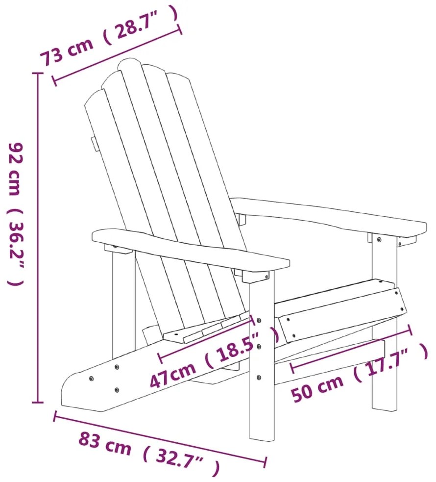 ΚΑΡΕΚΛΑ ΚΗΠΟΥ ADIRONDACK ΘΑΛΑΣΣΙ ΑΠΟ HDPE 318640