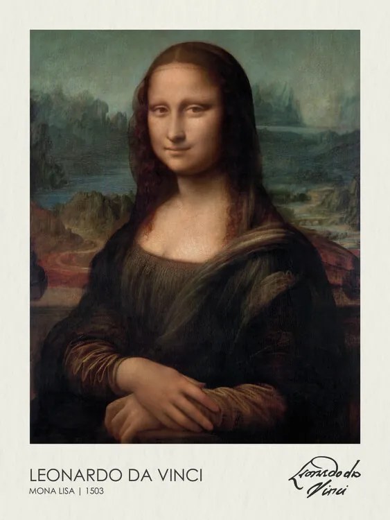 Αναπαραγωγή Mona Lisa (1503), Leonardo da Vinci