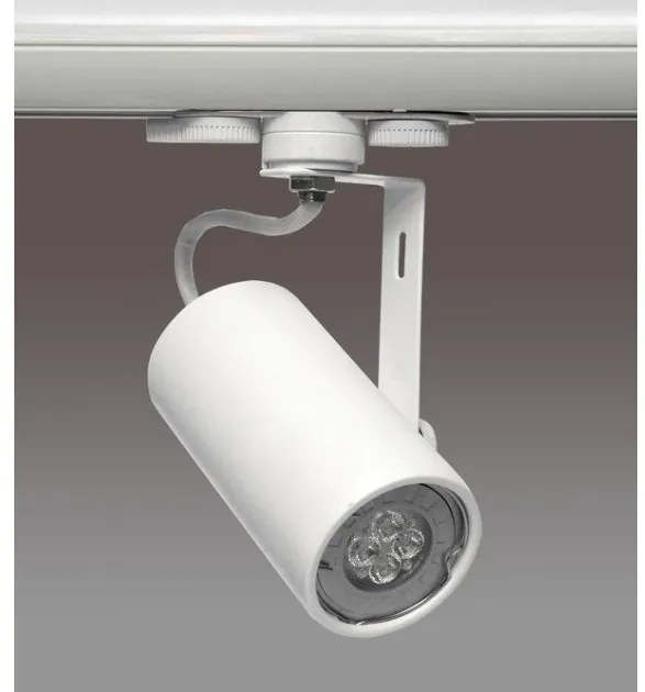 Σποτ - φωτιστικό ράγας LIKA LED GU10 αλουμινίου KT Lighting-7030-01-Λευκό 7030-01