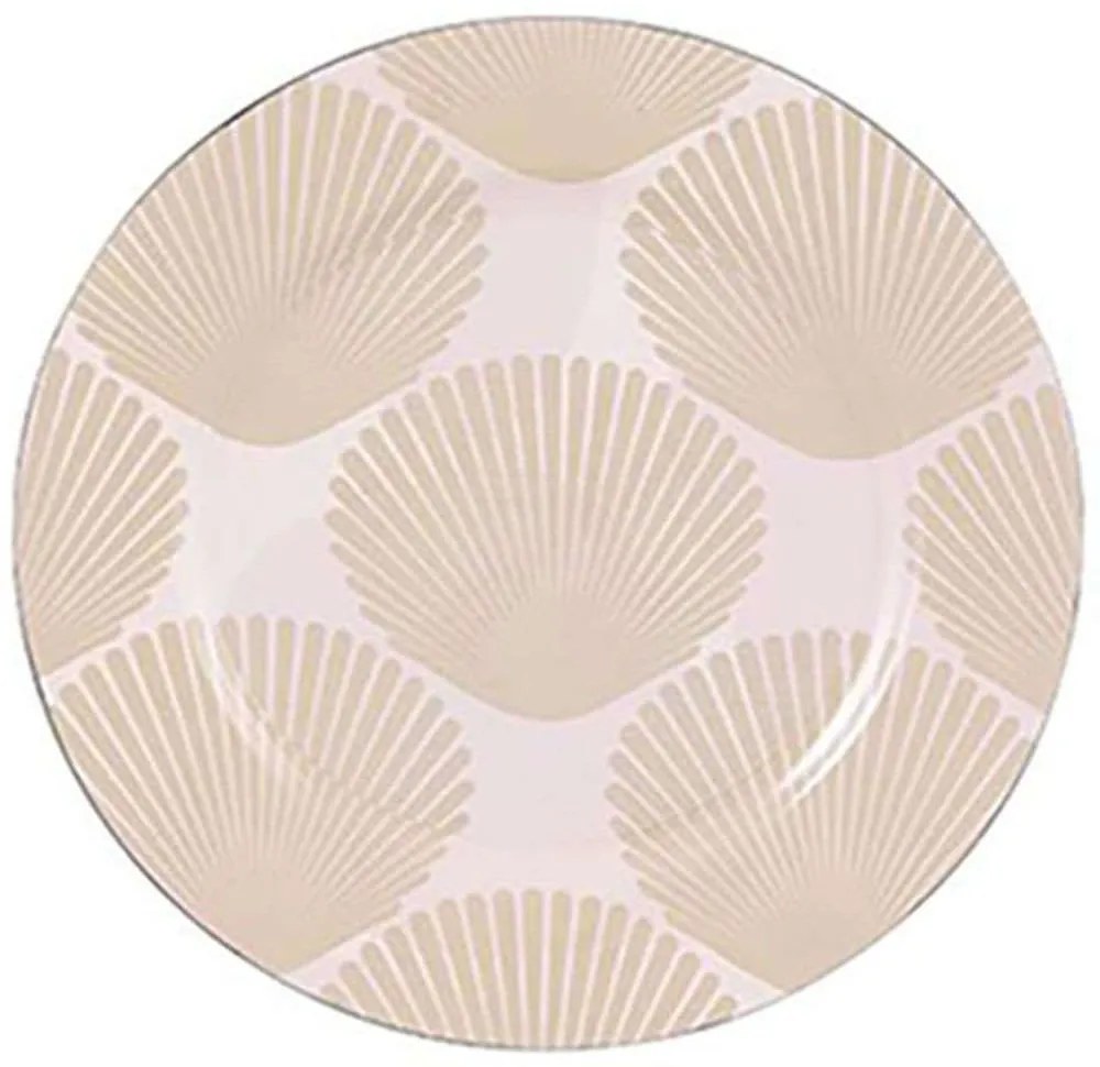 Πιάτο Κοχύλια 02.1090851 Φ33cm Ecru Polypropylene