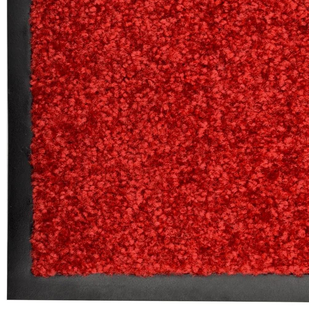 Πατάκι Εισόδου Πλενόμενο Κόκκινο 120 x 180 εκ. - Κόκκινο