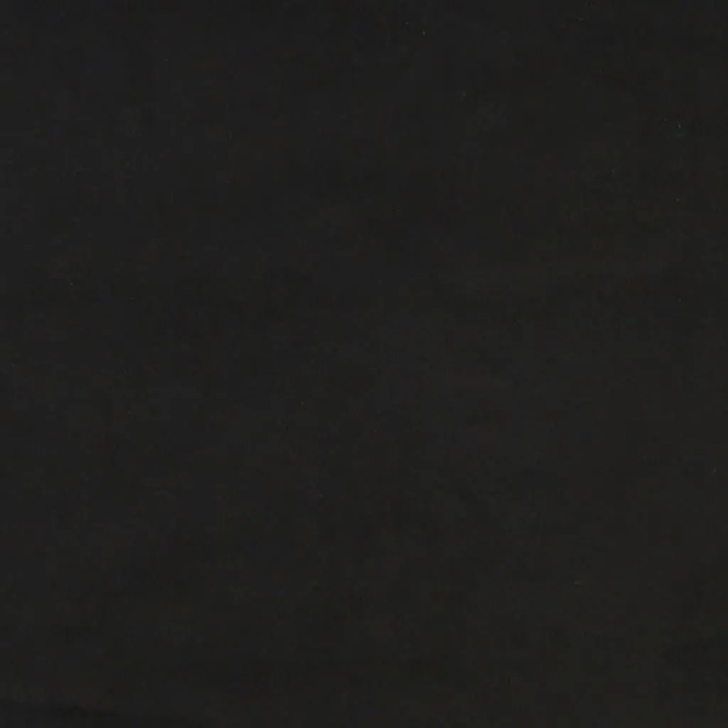 Πλαίσιο Κρεβατιού με Κεφαλάρι Μαύρο 120x200 εκ. Βελούδινο - Μαύρο