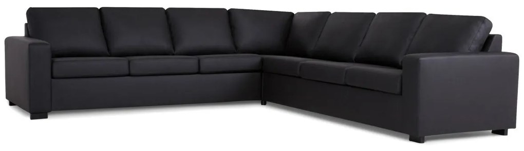 Γωνιακός Καναπές Scandinavian Choice C113, Μαύρο, 284x284x80cm, Πόδια: Ξύλο | Epipla1.gr