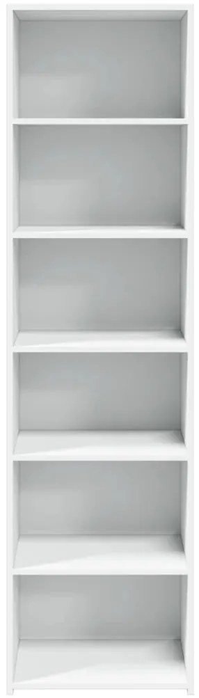 Ντουλάπι Λευκό 50x41x185 εκ. Επεξεργασμένο Ξύλο - Λευκό