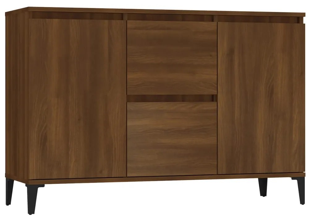 vidaXL Μπουφές Καφέ Δρυς 102 x 35 x 70 εκ. από Επεξεργασμένο Ξύλο