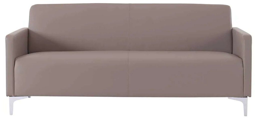 STYLE Καναπές Σαλονιού Καθιστικού, 2Θέσιος, Pu Cappuccino K/D 112x71x72cm