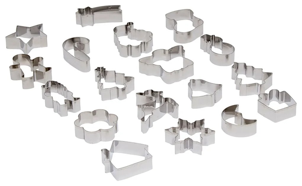 Χριστουγεννιάτικα Κουπ Πατ Ανοξείδωτα (Σετ 18τμχ) F-V 204678