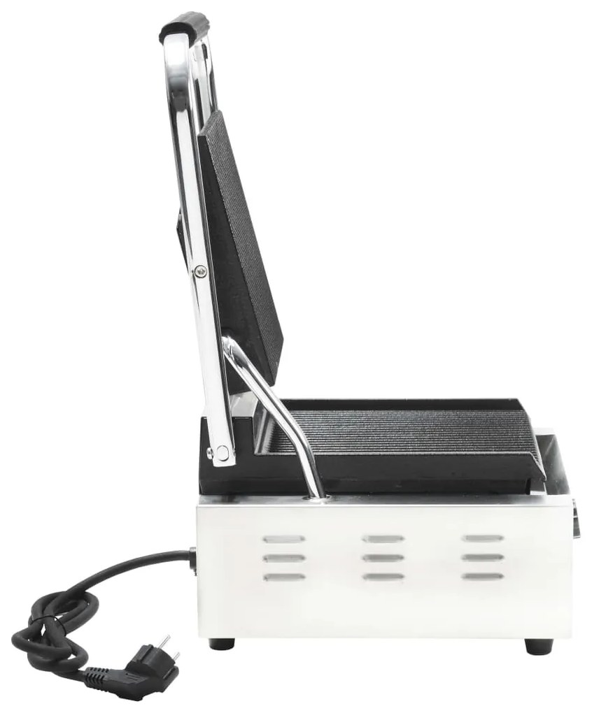 Τοστιέρα Ραβδωτή Panini 1800 W 31x30,5x20 εκ. Ανοξείδωτο Ατσάλι 50749