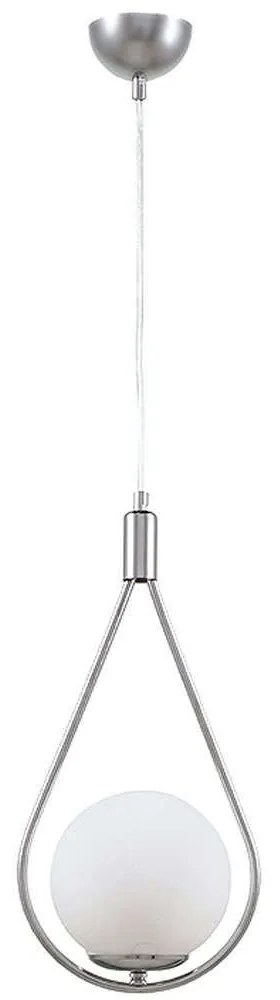 Φωτιστικό Οροφής Shemesh 0124520 20x20x85cm 1xE27 60W Silver-White Megapap Metal