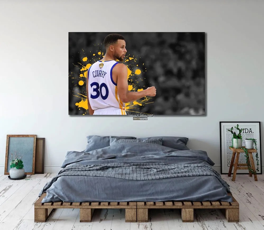 Πίνακας σε καμβά NBA Stephen KNV921 45cm x 65cm