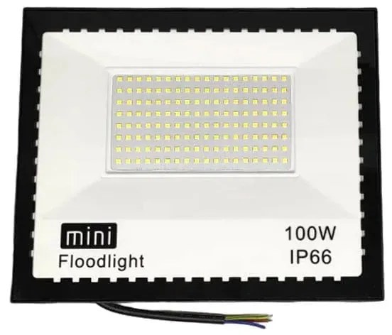 Mini Προβολέας IP66 Ισχύος 100W Ψυχρό φως – LED flood light