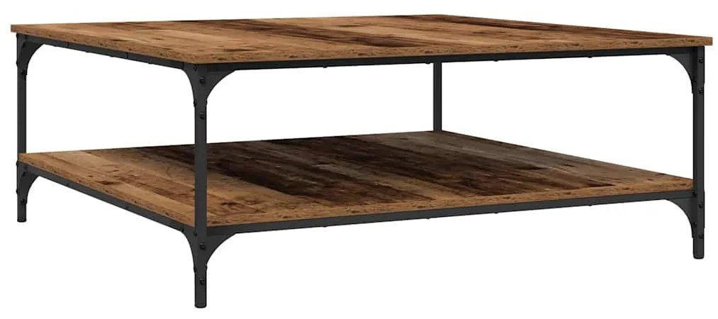 vidaXL Τραπεζάκι σαλονιού Παλαιό ξύλο 100 x 100 x 40 cm