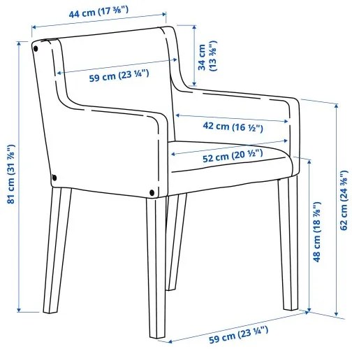 MÅRENÄS καρέκλα με μπράτσα 795.143.89