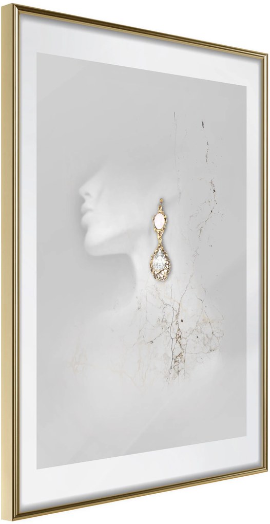 Αφίσα - Jewelry is the Best Gift - 30x45 - Χρυσό - Χωρίς πασπαρτού