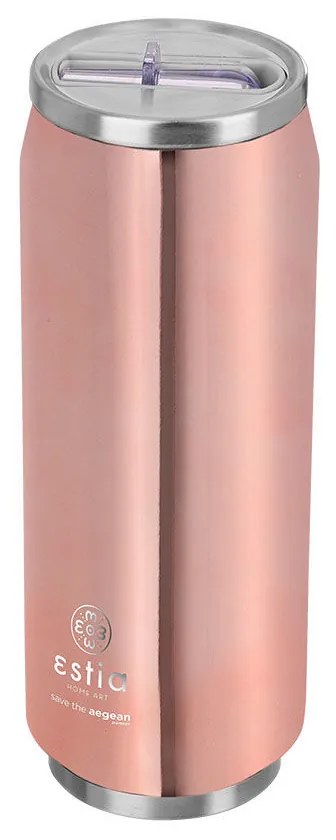 Ποτήρι Θερμός Travel Cup Save The Aegean Rose Gold 500ml - Estia