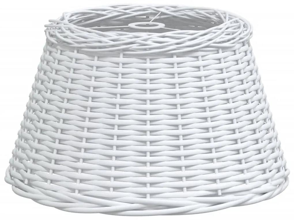 Καπέλο Φωτιστικού Λευκό Ø50x30 εκ. από Wicker - Λευκό