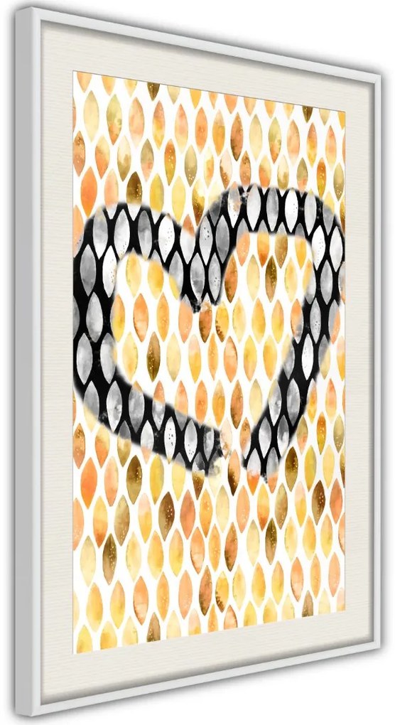 Αφίσα - I Love Oranges - 20x30 - Χρυσό - Χωρίς πασπαρτού