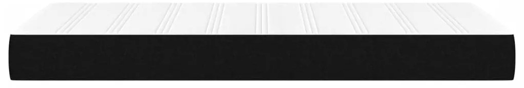 vidaXL Στρώμα με Pocket Springs Μαύρο 120x190x20 εκ. Υφασμάτινο