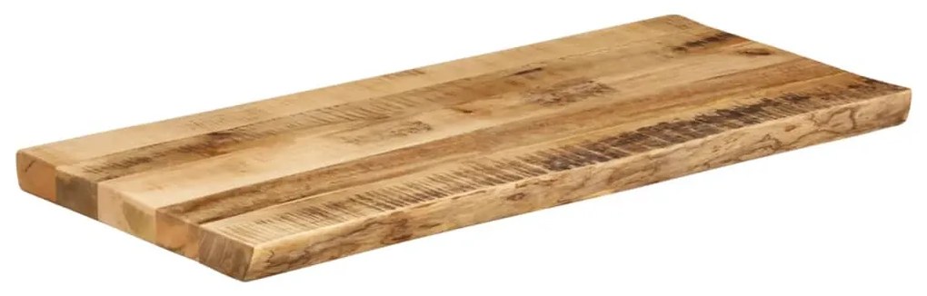 vidaXL Επιφάνεια Τραπεζιού 90x40x3,8 εκ. Live Edge Μασίφ Ξύλο Μάνγκο