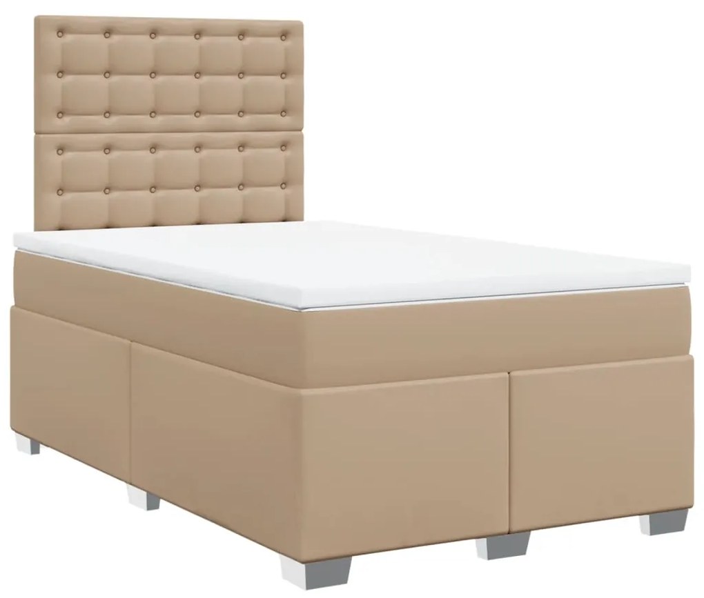 ΚΡΕΒΑΤΙ BOXSPRING ΜΕ ΣΤΡΩΜΑ ΚΑΠΟΥΤΣΙΝΟ 120X190ΕΚ.ΑΠΟ ΣΥΝΘ.ΔΕΡΜΑ 3293015