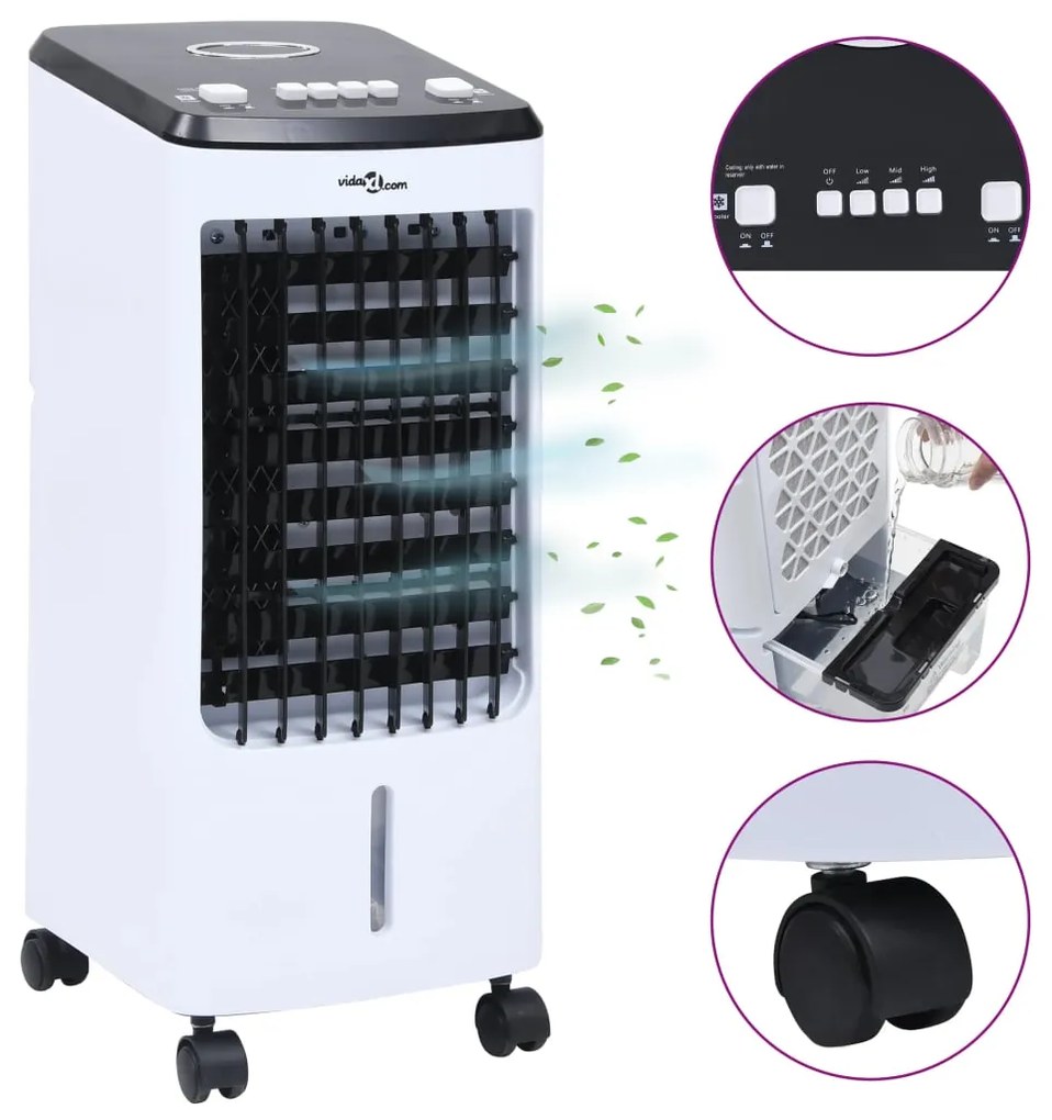 vidaXL Air Cooler Φορητό 2 σε 1 80 W