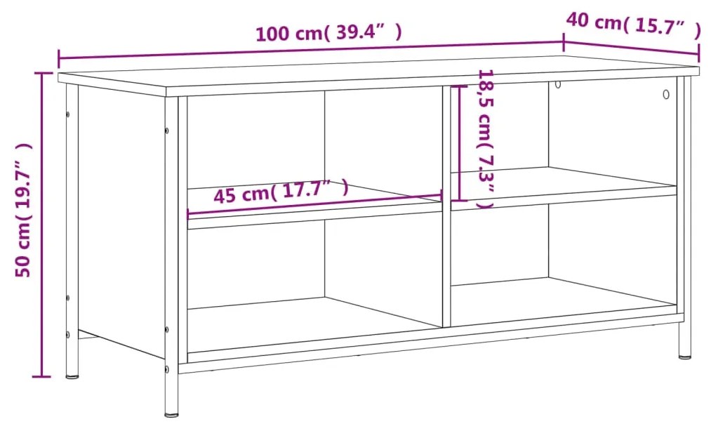 ΈΠΙΠΛΟ ΤΗΛΕΟΡΑΣΗΣ SONOMA ΔΡΥΣ 100X40X50 ΕΚ. ΕΠΕΞ. ΞΥΛΟ 832774