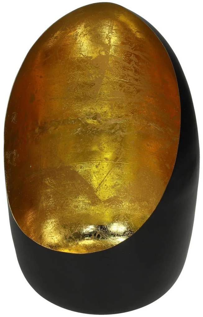 Κηροπήγιο ArteLibre Μαύρο Μέταλλο 17x17x27cm-05153956