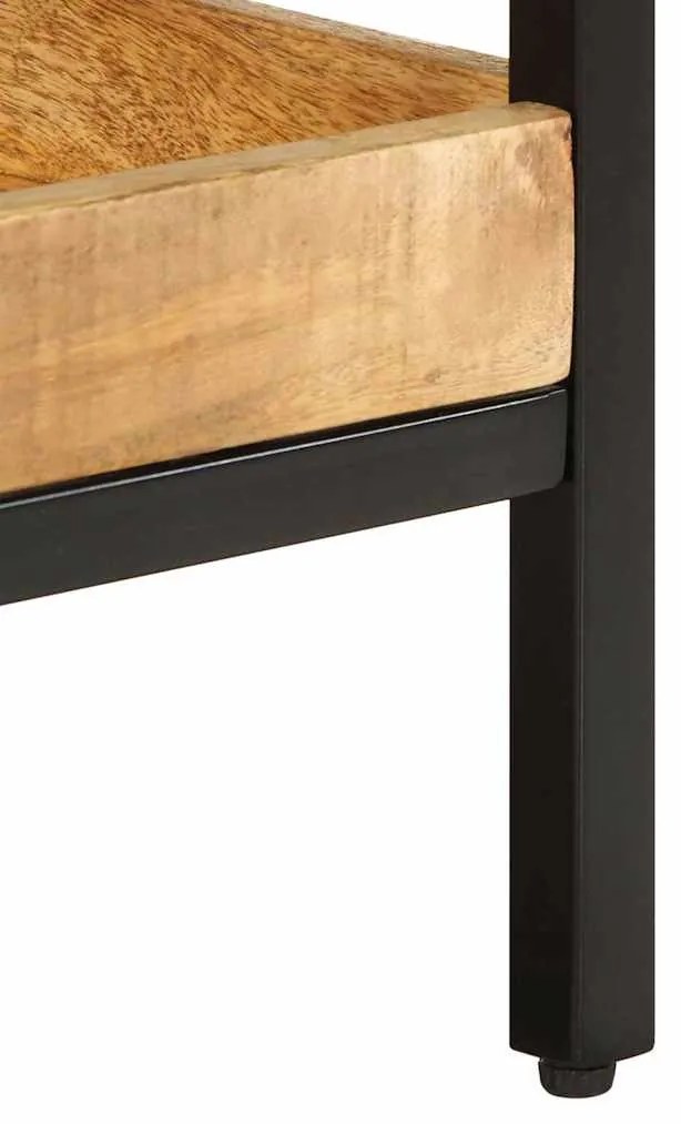 vidaXL Τραπεζάκι Πλευράς Καφέ 45 x 45 x 45 cm Μασίφ ξύλο μάνγκο