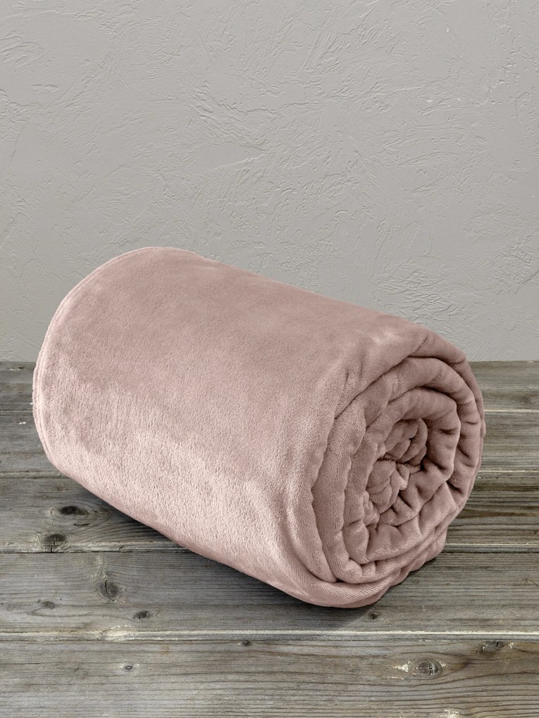 Κουβέρτα Υπέρδιπλη 220x240 - Meleg Light Pink - Kocoon Home